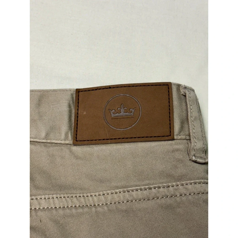 Peter Millar Mens 38X30 Peter Millar Ultimate Sateen‎ 5-Pocket Pant ME0B39 Tan
